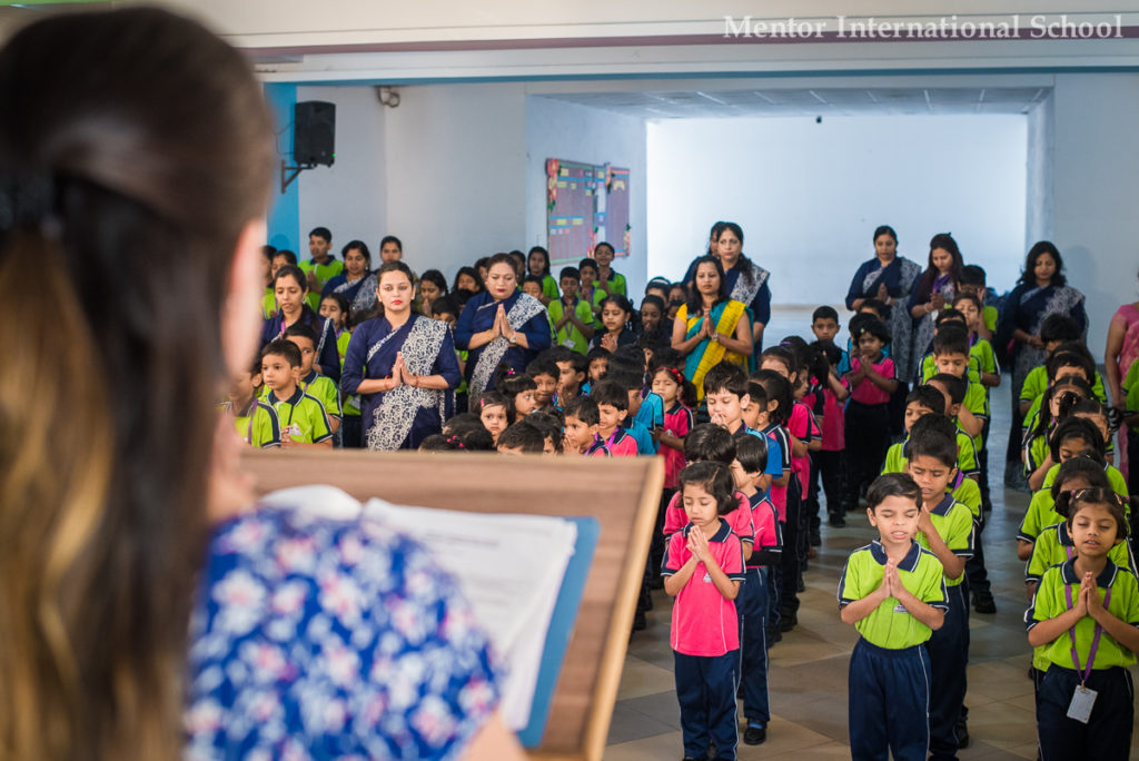 Prayer @ English Medium school In hadapsar